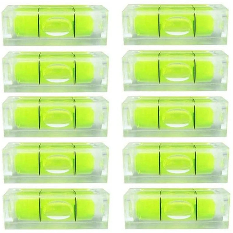 Mini Bubble Spirit Level 10X10x29mm Square Levels For Wall Frames Art Displays Picture Hanging RV Tripod Measuring