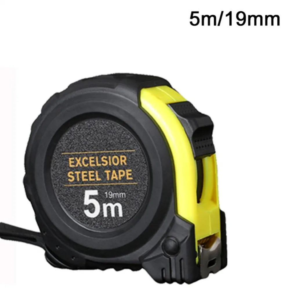 Precise Clear Steel Tape Measure Retractable 3M 5 Meters Thickened Self-locking Rubberized Woodworking Tool Metric Tape Ruler